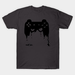 Melting Gaming Controller T-Shirt T-Shirt